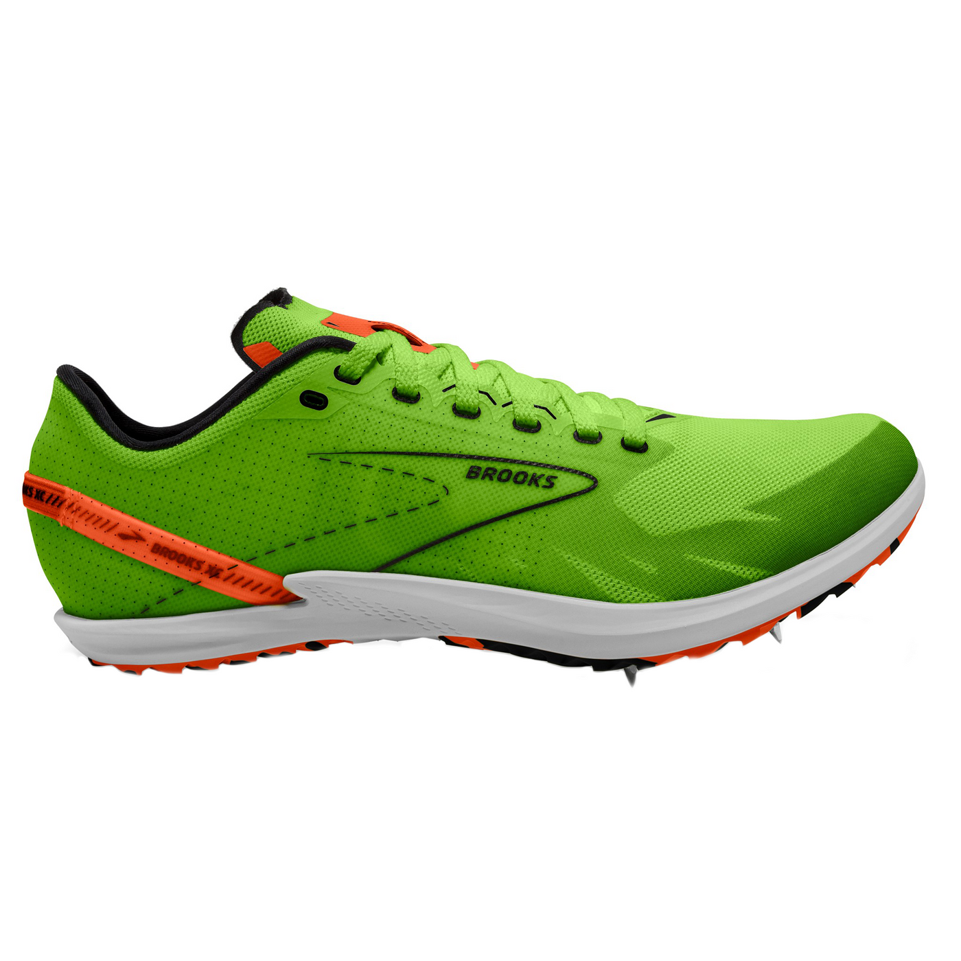 Orange brooks 2025 running shoes