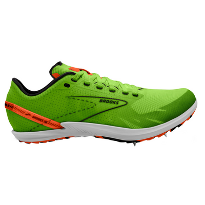 Brooks Draft XC - Green Gecko/Red Orange/White