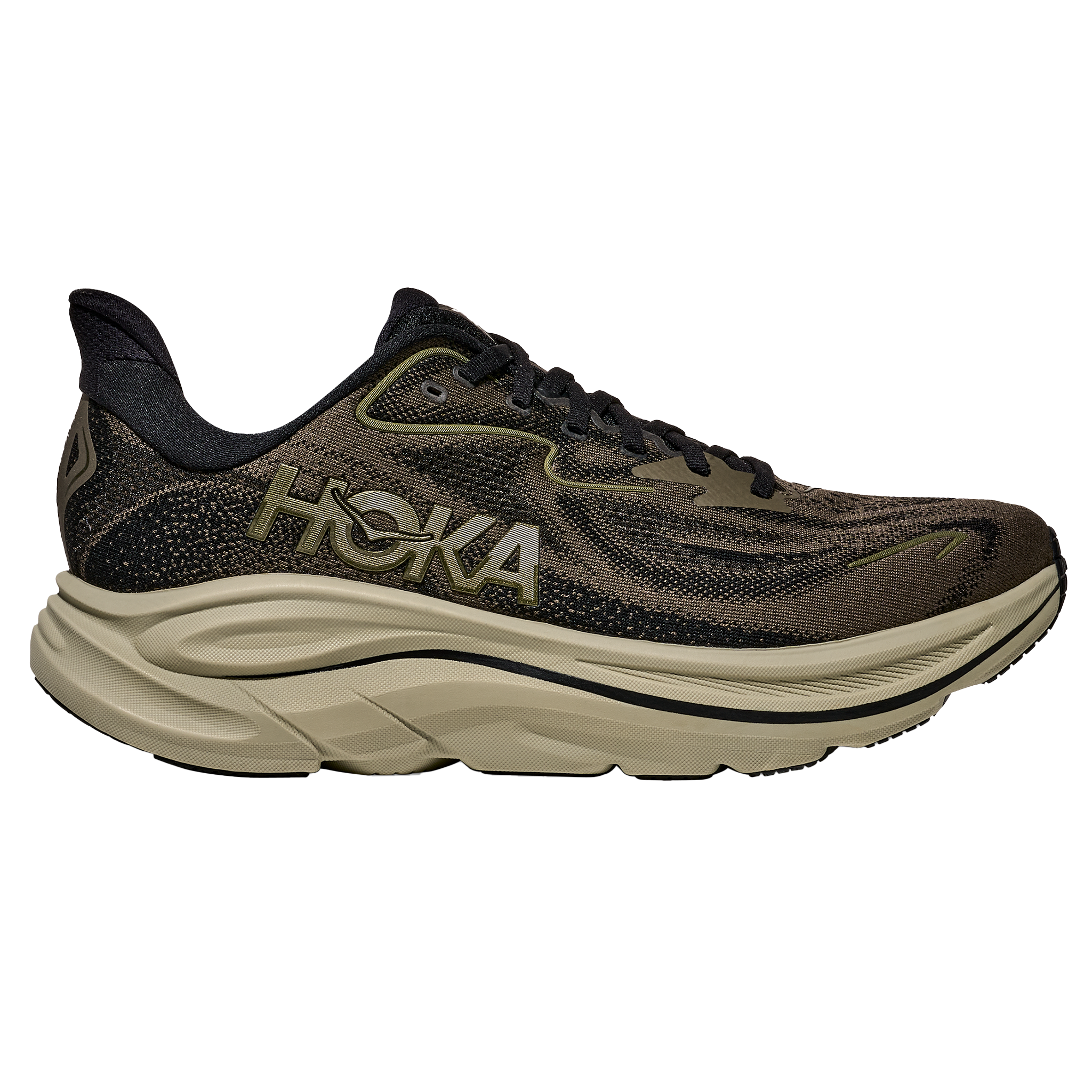 Hoka Mens Clifton 10 - Dark Roast/Black - Neutral - SS26