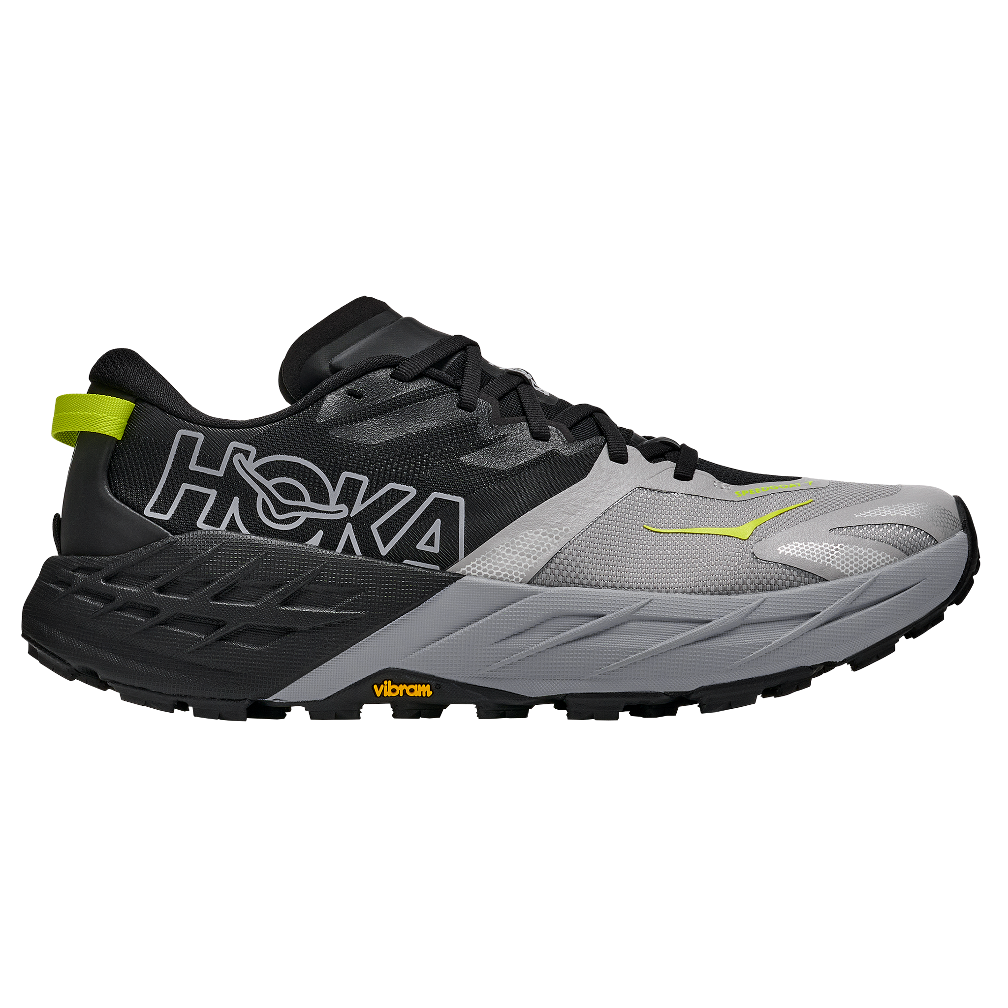 Hoka Mens Speedgoat 7 - Black/Stellar Grey - Trail - AW26