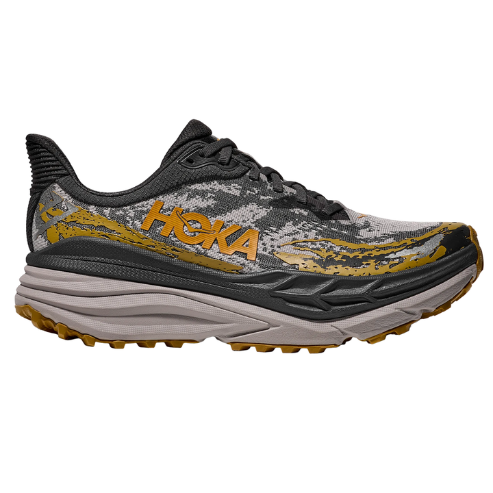Hoka Mens Stinson 7 - Black/Cement - Trail - SS26