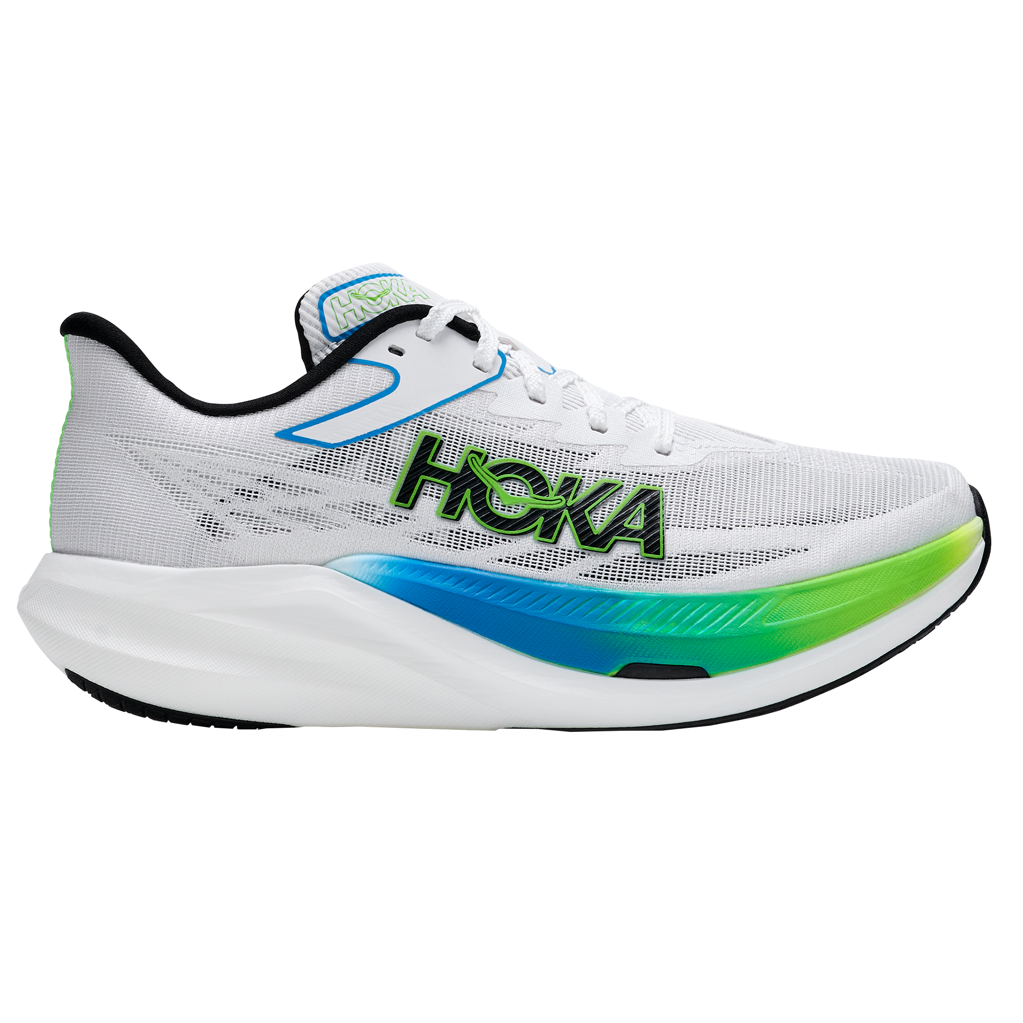 Hoka Unisex Rocket X 3 - Frost/Electric Lime - Neutral - AW26