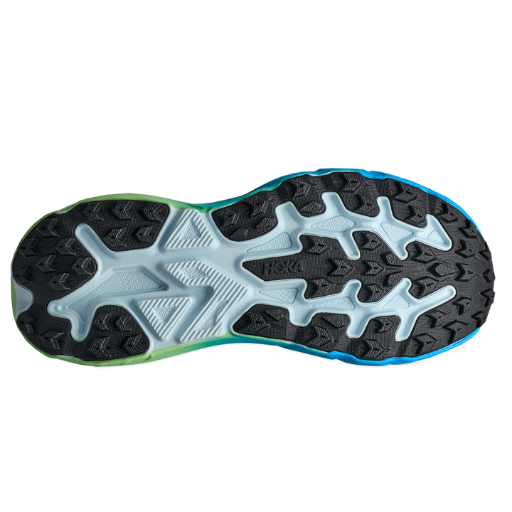 Hoka Womens Challenger 8 Wide - D Width - Glimmering Blue/Tart Apple - Trail - AW26