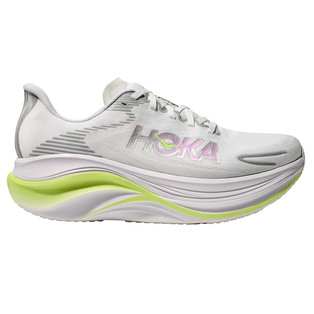 Hoka Womens Skyward X 2 - White/Neon Yuzu - Neutral - SS26