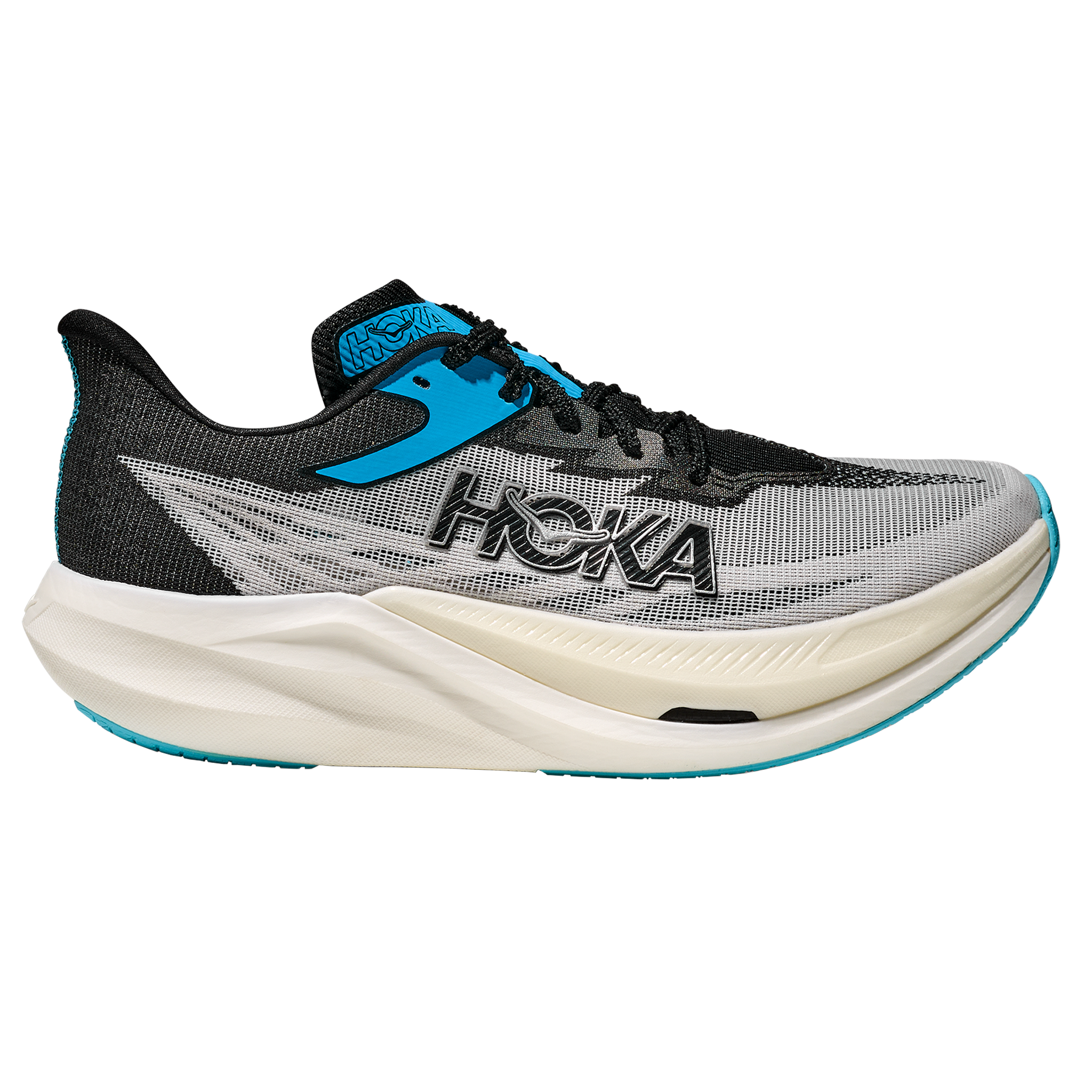 Hoka Unisex Rocket X 3 - White/Black - Neutral - AW25