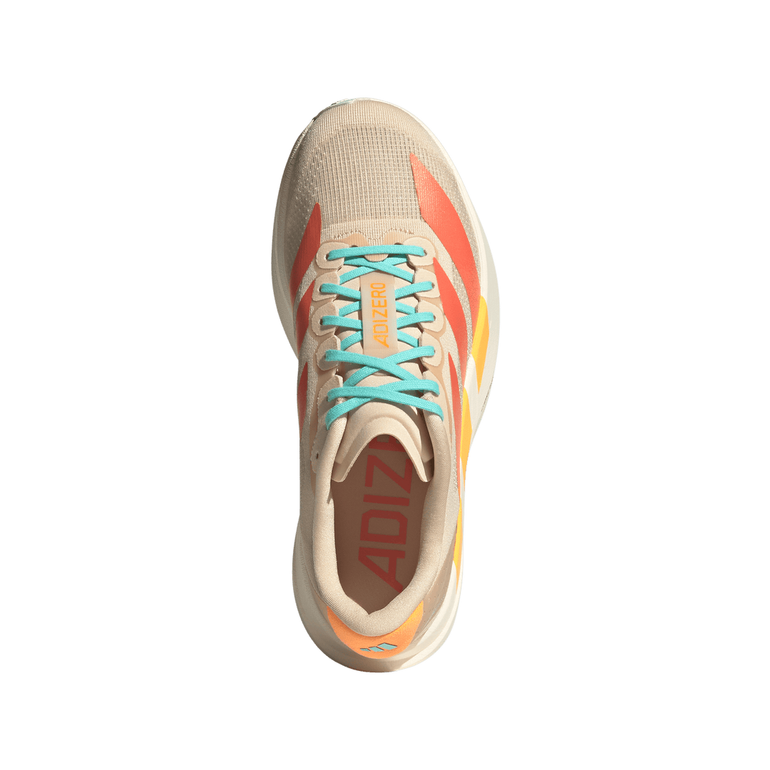 Adidas Womens Adizero Evo SL - Crystal Sand/Semi Coral Fusion/Off White - Neutral - AW26