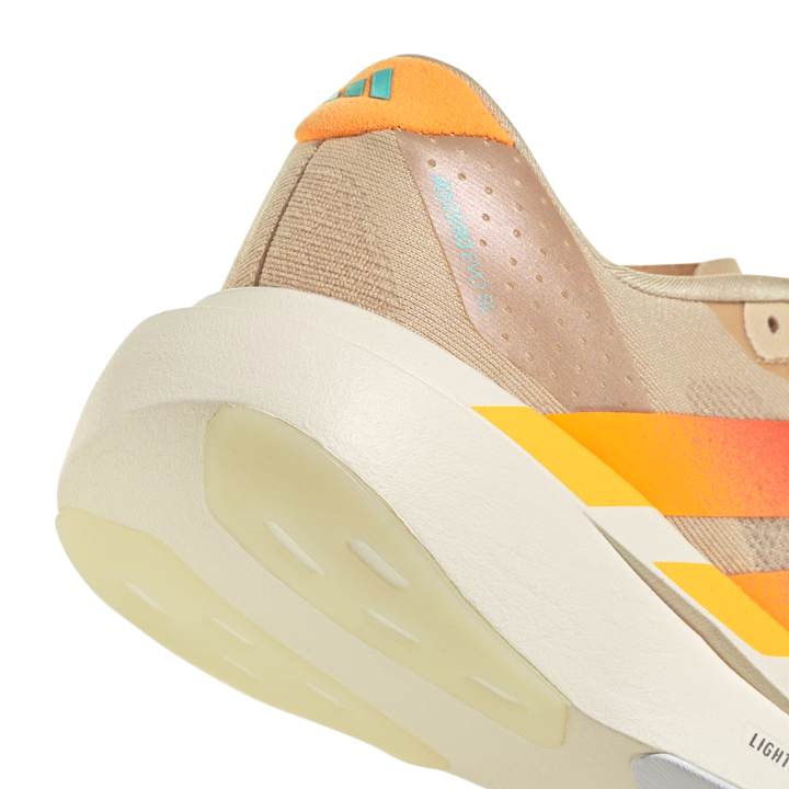 Adidas Womens Adizero Evo SL - Crystal Sand/Semi Coral Fusion/Off White - Neutral - AW26