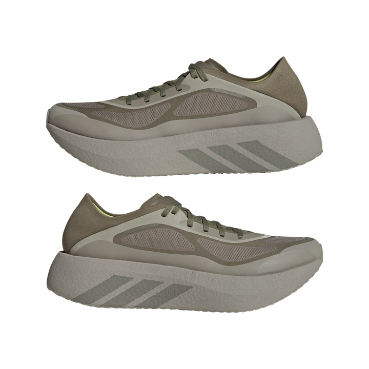 Adidas Mens Hyperboost Run - Silver Pebble/Medium Dark Khaki/Frozen Lemon - Neutral - AW26