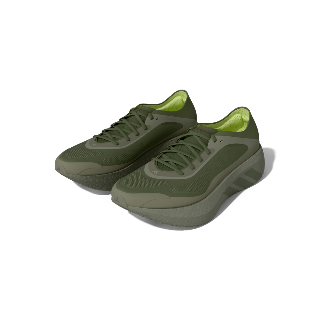 Adidas Mens Hyperboost Run - Silver Pebble/Medium Dark Khaki/Frozen Lemon - Neutral - AW26