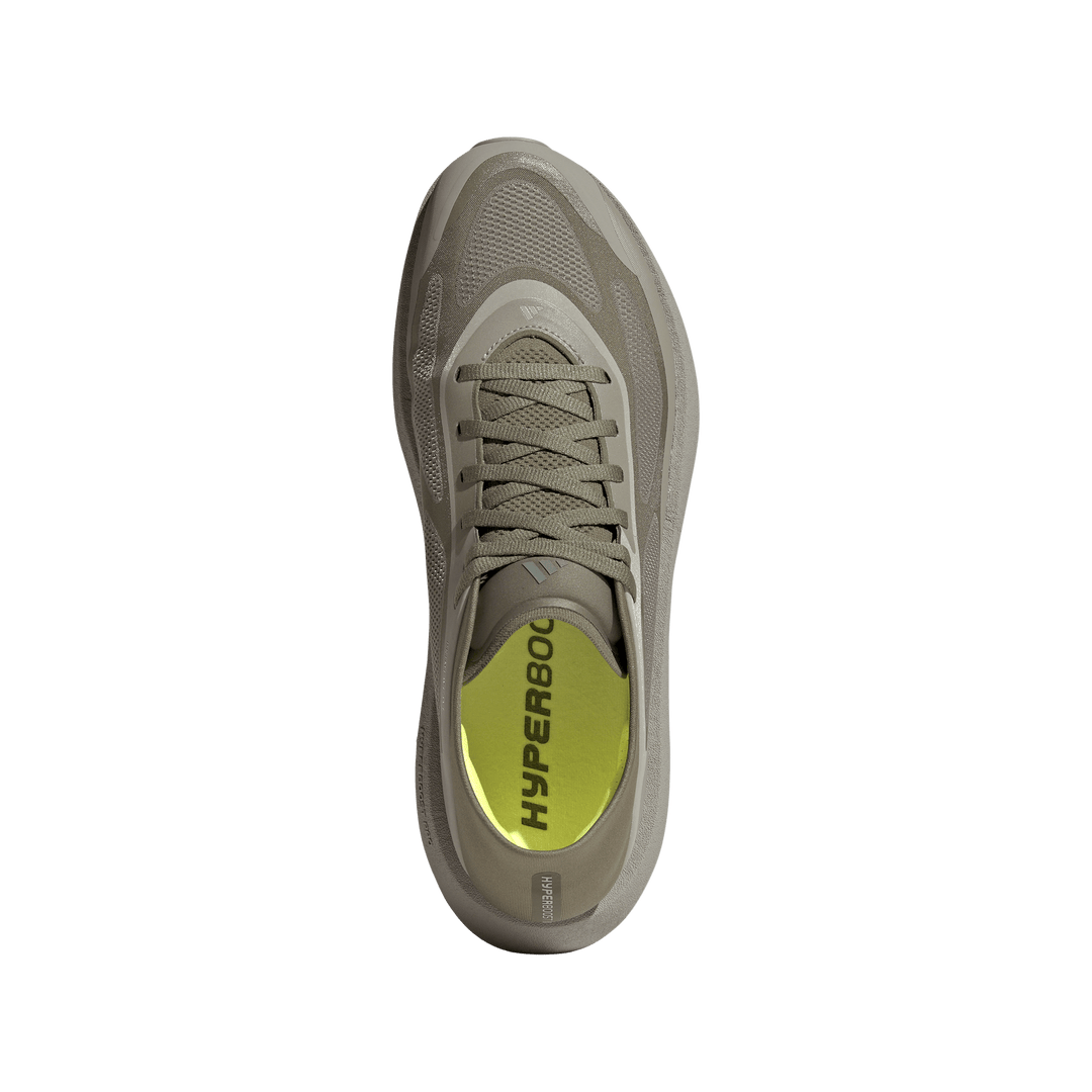 Adidas Mens Hyperboost Run - Silver Pebble/Medium Dark Khaki/Frozen Lemon - Neutral - AW26