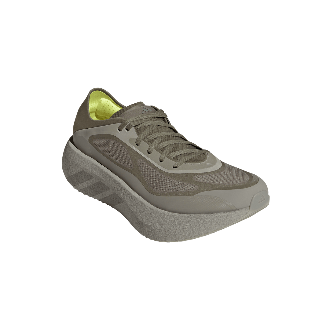 Adidas Mens Hyperboost Run - Silver Pebble/Medium Dark Khaki/Frozen Lemon - Neutral - AW26