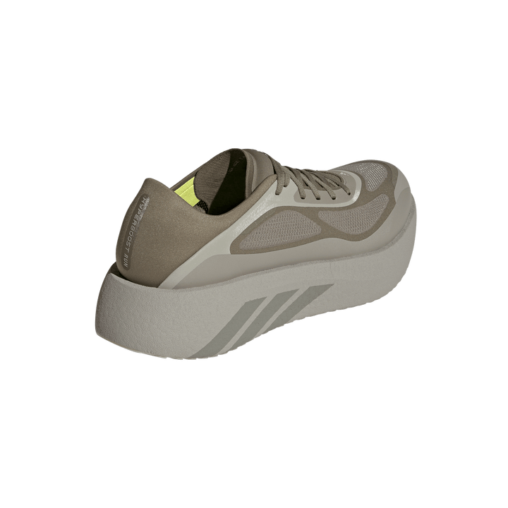Adidas Mens Hyperboost Run - Silver Pebble/Medium Dark Khaki/Frozen Lemon - Neutral - AW26