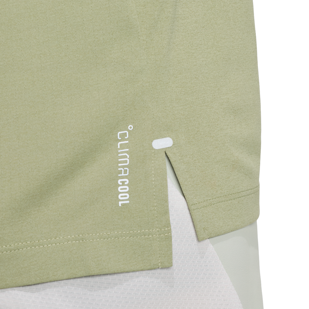 Adidas Mens ADI365 Climacool Tee - Tent Green - AW26