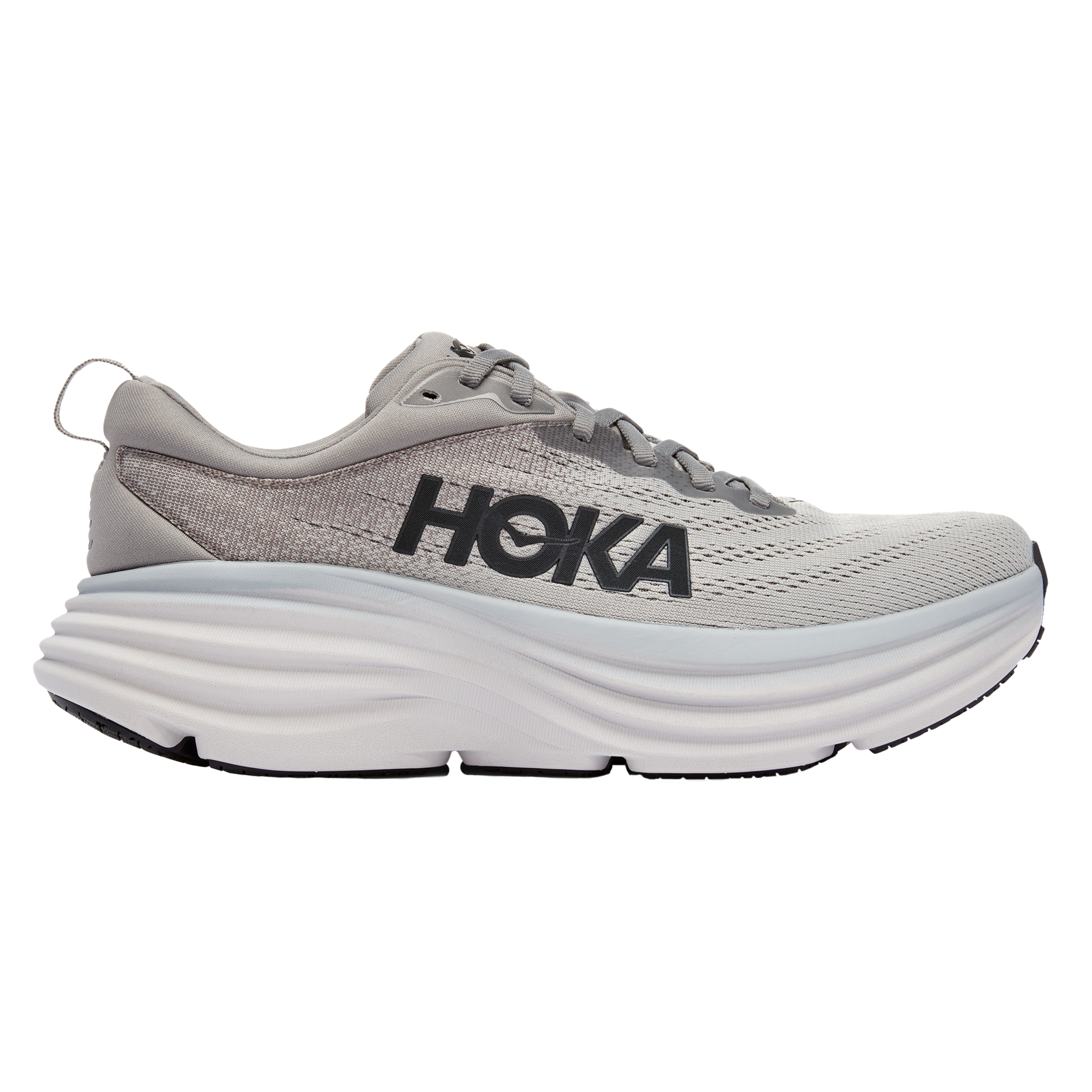 Hoka Mens Bondi 8 - Sharkskin/Harbor Mist - Neutral