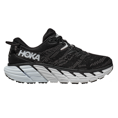 Hoka Mens Gaviota 4 - Black/White - Stability
