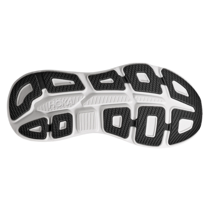 Hoka Mens Bondi 9 - Black/White - Neutral - SS25