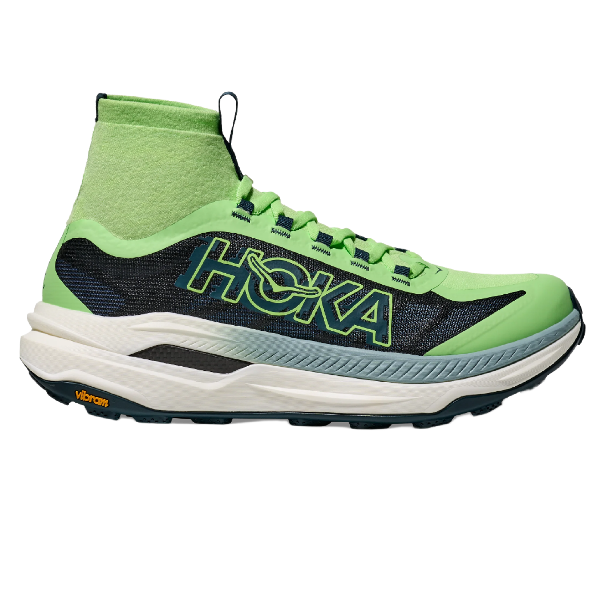 Hoka Mens Tecton X 3 - Tart Apple/Blue - Trail - SS25