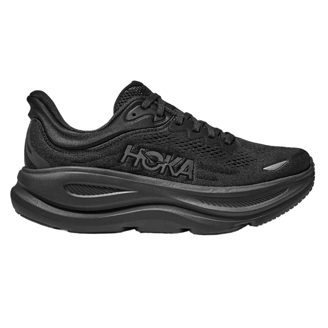 Hoka Womens Bondi Black/Black Neutral SS25 – Run North West