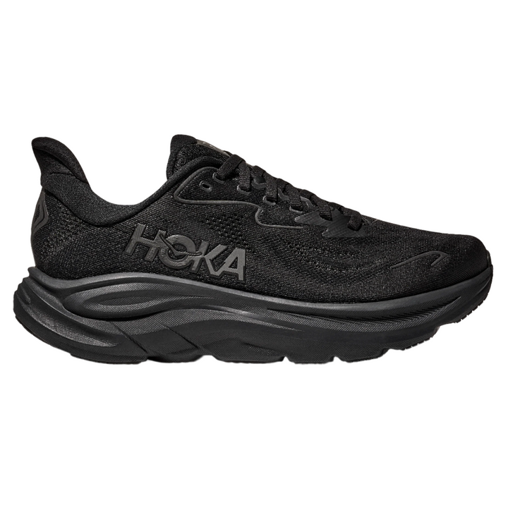Hoka Womens Clifton 10 - Black/Black - Neutral - SS25