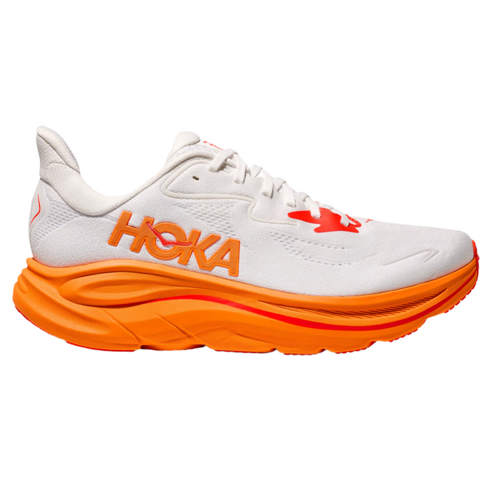 Hoka Womens Clifton 10 - Frost/Orange Zest - Neutral - SS25