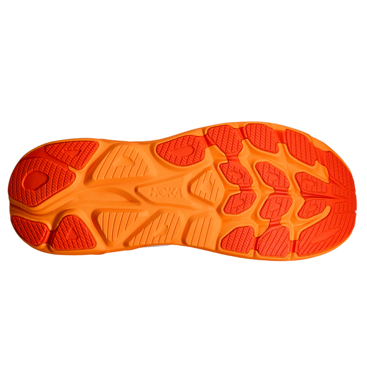Hoka Womens Clifton 10 - Frost/Orange Zest - Neutral - SS25