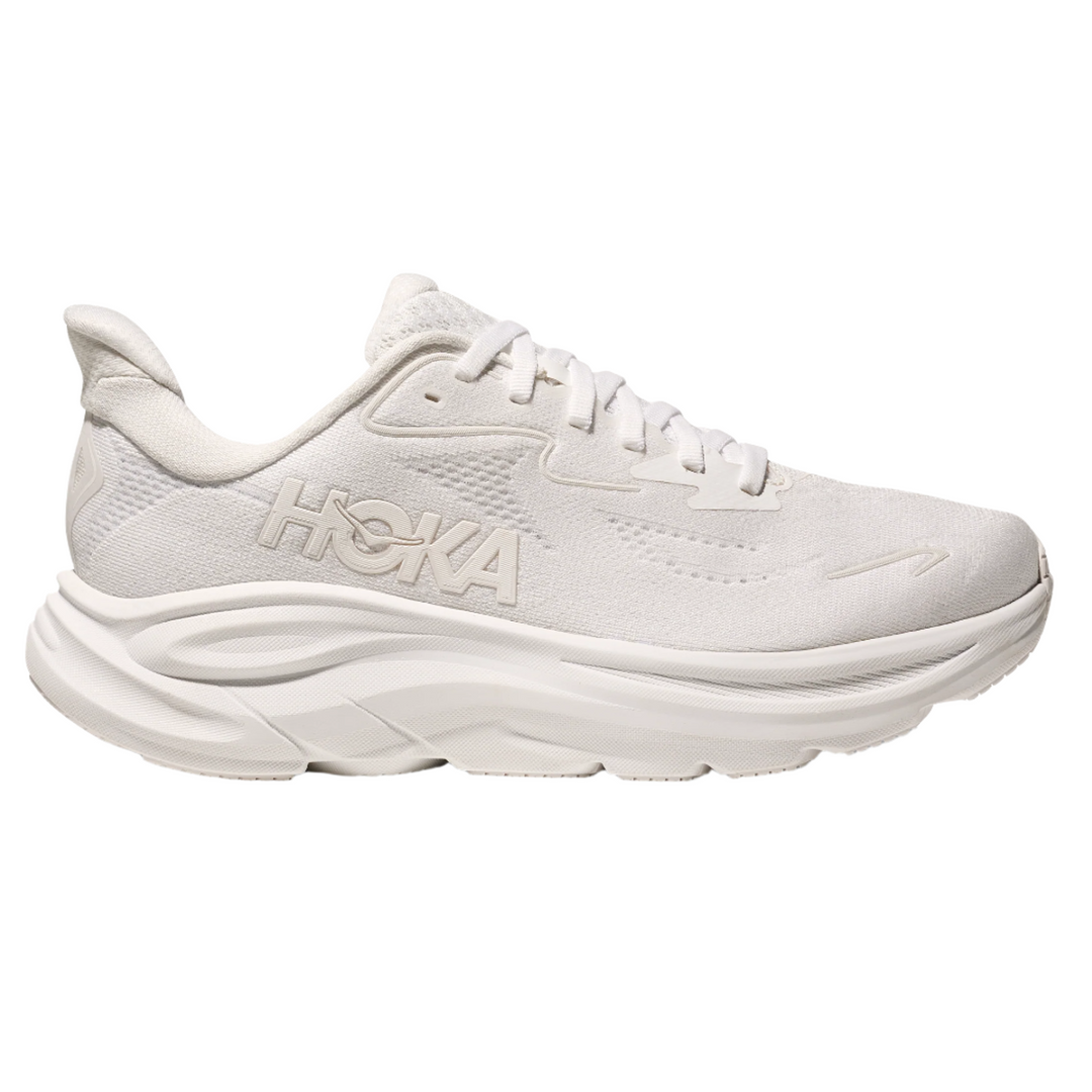 Hoka Womens Clifton 10 - White/White - Neutral - SS25