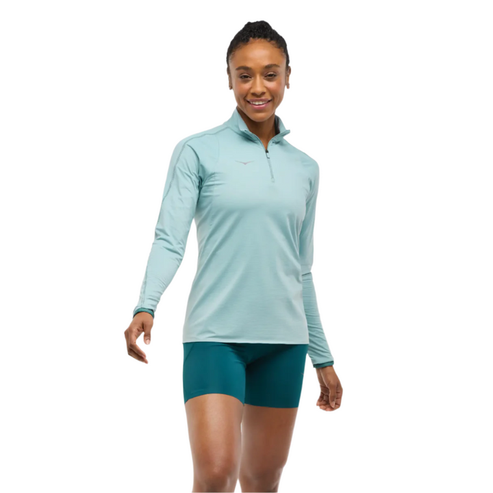Hoka Womens Glidetech Quarter Zip - Druzy