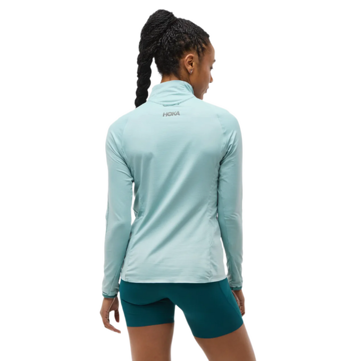 Hoka Womens Glidetech Quarter Zip - Druzy