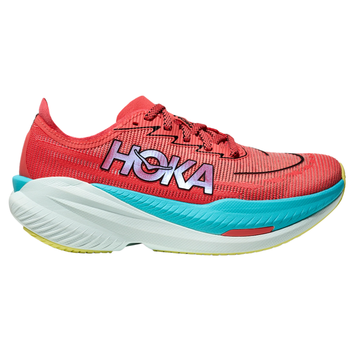 Hoka Womens Mach X 2 - Grapefruit/Electric Coral - Neutral - SS25