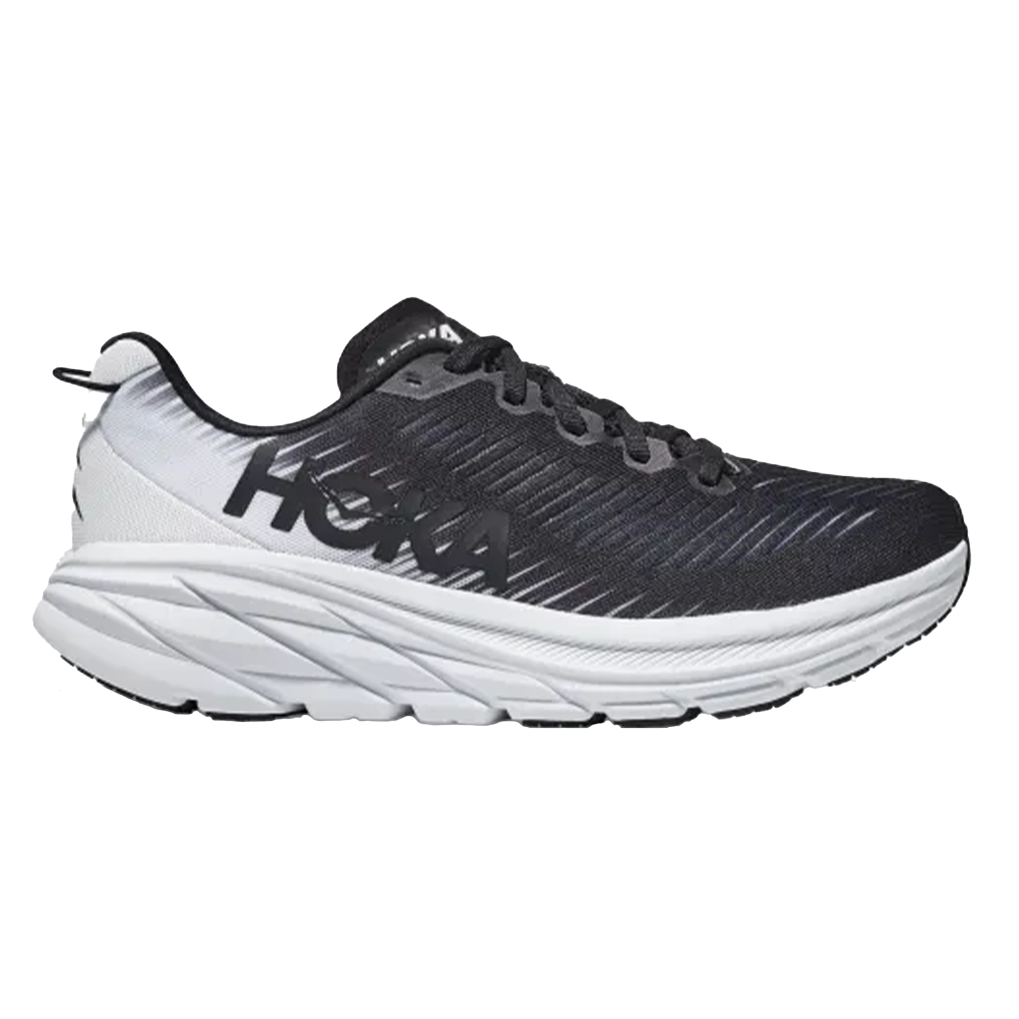 Hoka Womens Rincon 3 - Black/White - Neutral