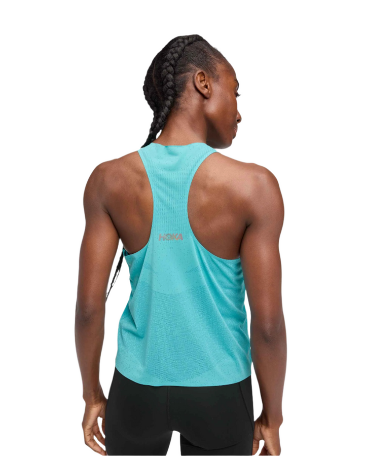 Hoka Womens Race Day Singlet - Cielo Blue