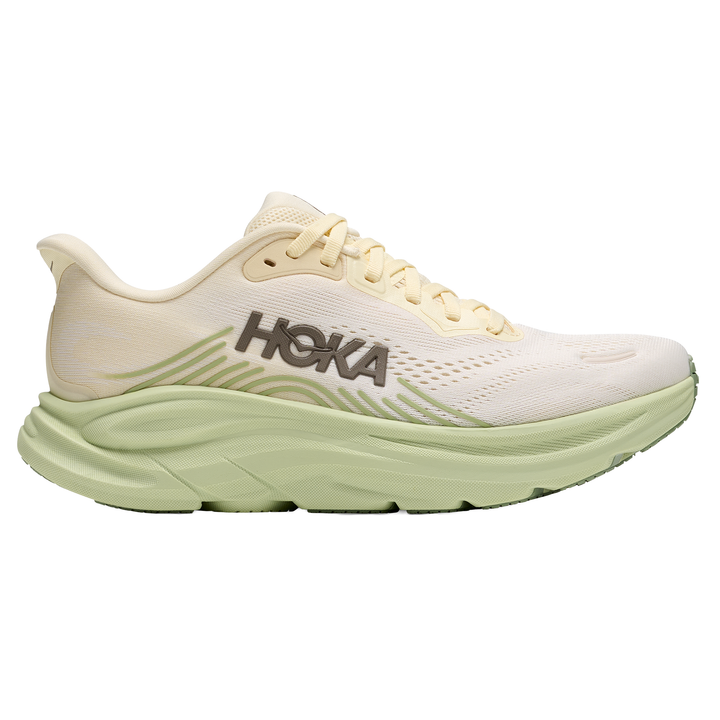 Hoka Womens Clifton 11 - Alabaster/Morning Dew - Neutral - AW26