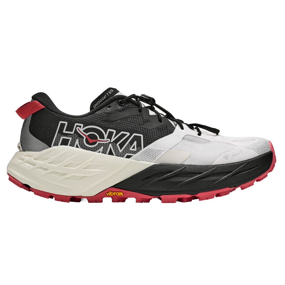 Hoka Womens Speedgoat 7 GTX - Alabaster/Black - Trail - AW26