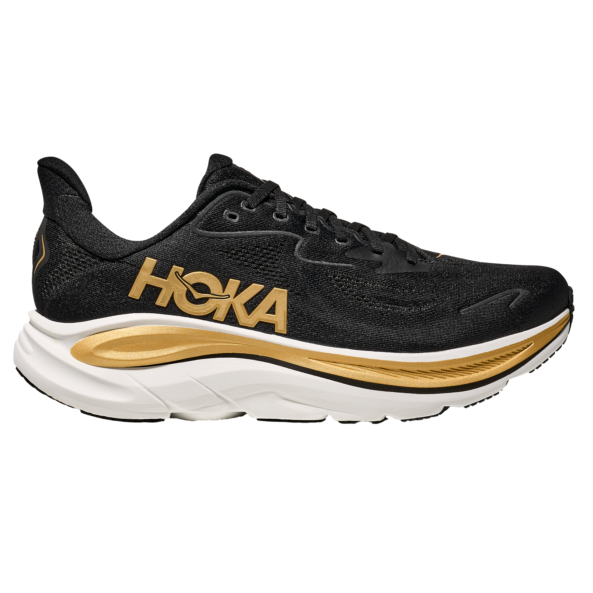 Hoka Womens Clifton 10 - Koshi Tan-Tan Black/Gold - Neutral - SS26