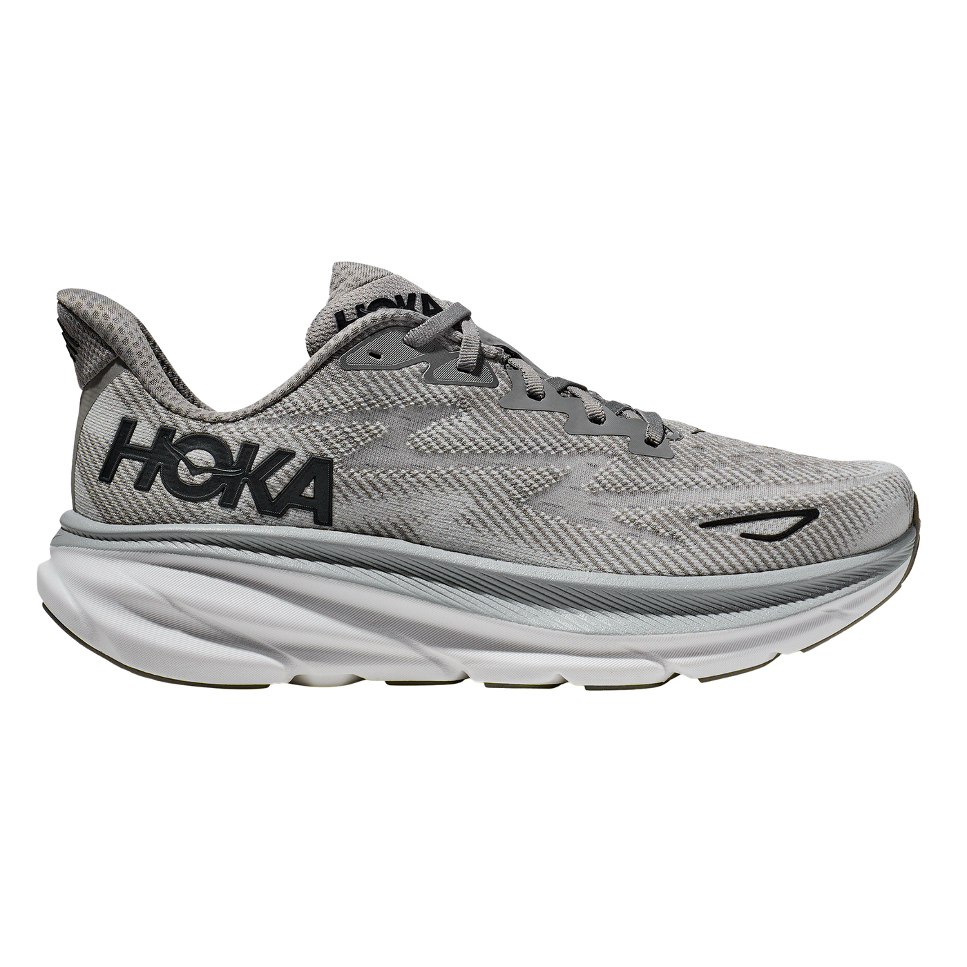 Hoka Mens Clifton 9 - Harbor Mist/Black - Neutral – Run North West