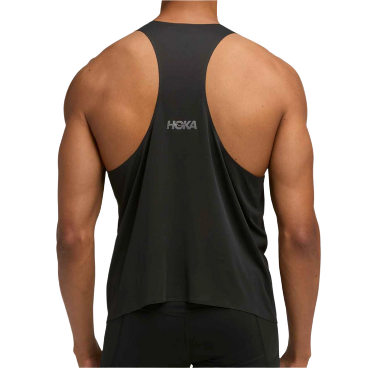 Hoka Mens Race Day Singlet - Black
