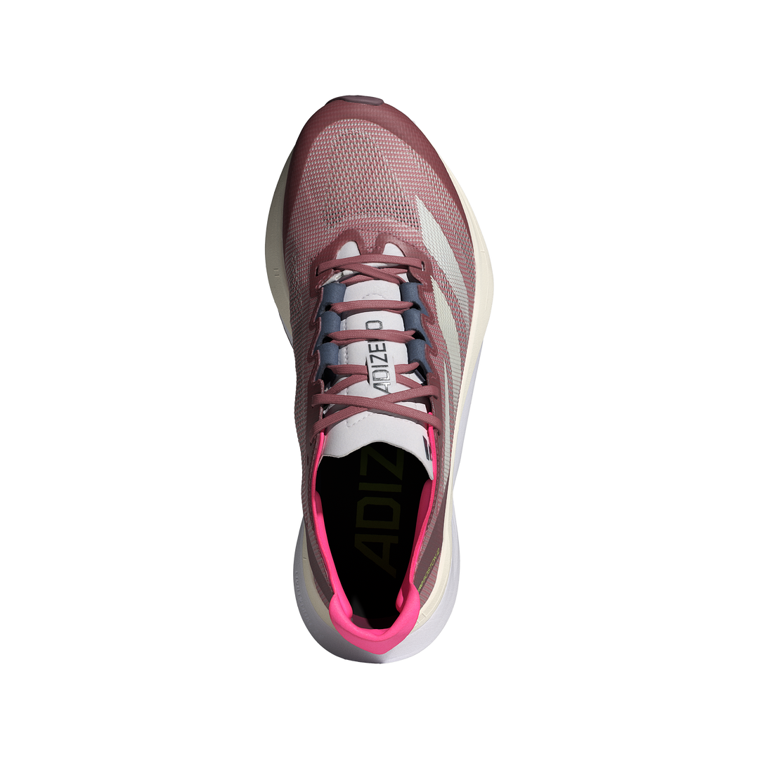Adidas Womens Adizero Boston 12 - Preloved Crimson/Zero Metallic/Preloved Ink - Neutral