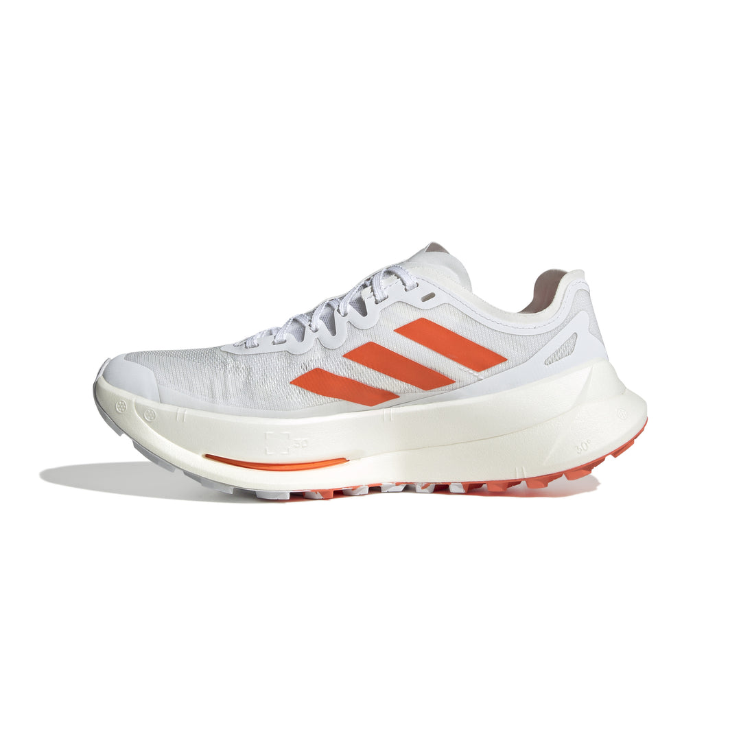 Adidas Womens Terrex Agravic Speed Ultra - Footwear White/Impact Orange/Dash Grey - Trail - SS25