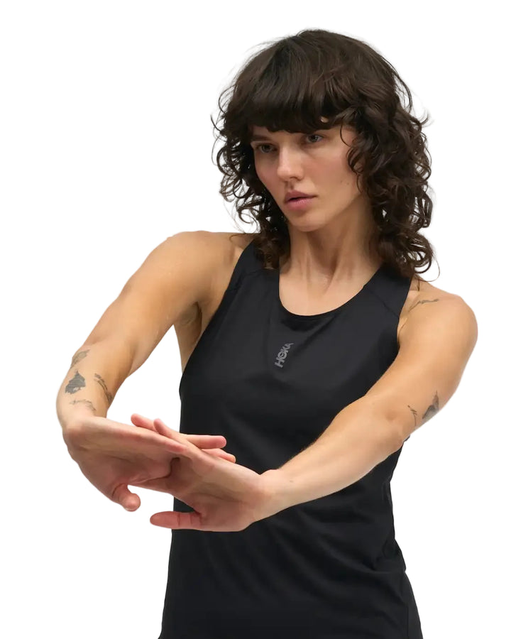 Hoka Womens Everyrun Tank - Black - AW26