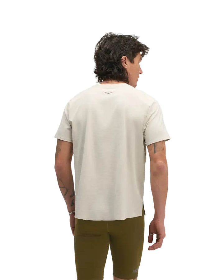 Hoka Mens Everyrun Short Sleeve - River Rock Grey - AW26