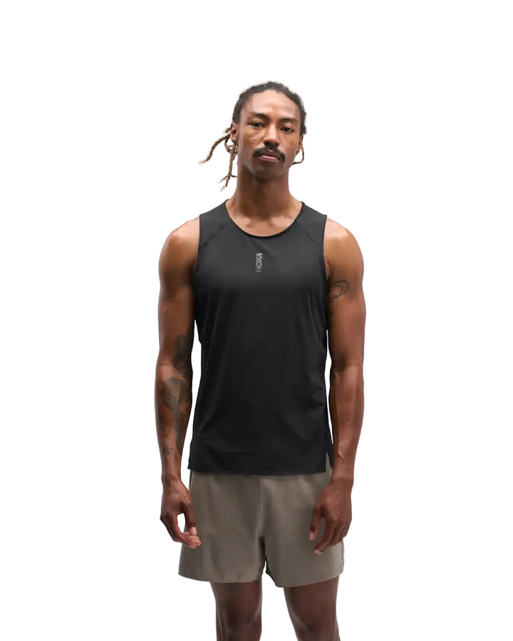 Hoka Mens Everyrun Tank - Black - AW26