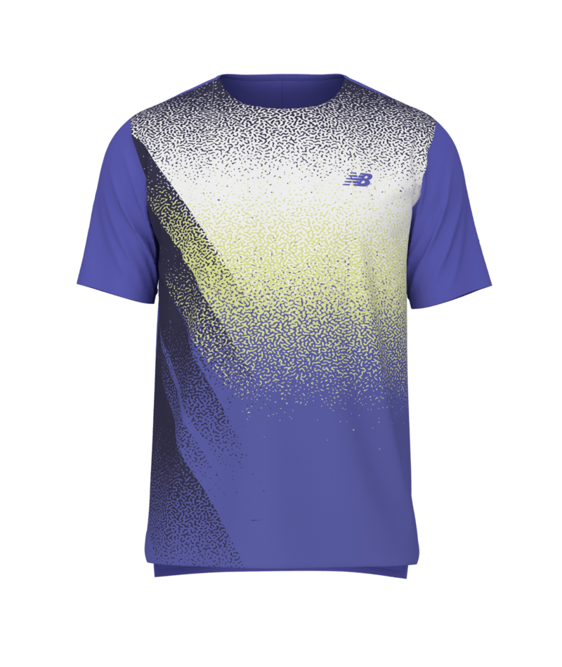 New Balance Herren Race Day Ultra Light bedrucktes T-Shirt – Electric Purple – SS26