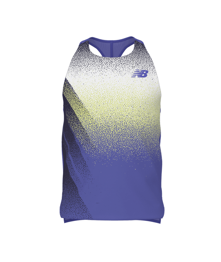 Débardeur imprimé ultra léger Race Day New Balance pour hommes - Violet électrique - SS26