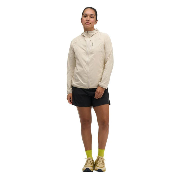 Hoka Womens Skyflow Wind Jacket - Oat Milk - AW26