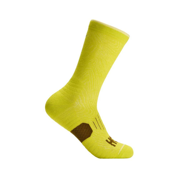 Hoka Unisex Crew Run Sock 3-Pack - Hoka Citrus/Pomelo Yellow/Mustard Seed - AW26