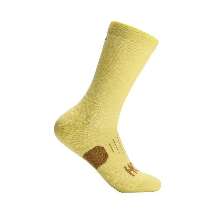 Hoka Unisex Crew Run Sock 3-Pack - Hoka Citrus/Pomelo Yellow/Mustard Seed - AW26