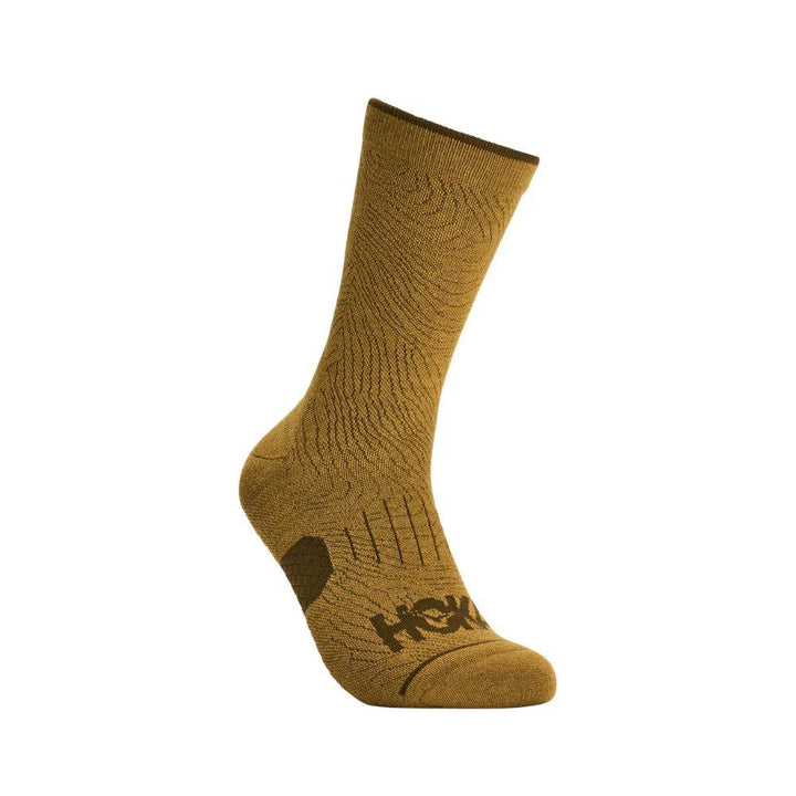 Hoka Unisex Crew Run Sock 3-Pack - Hoka Citrus/Pomelo Yellow/Mustard Seed - AW26