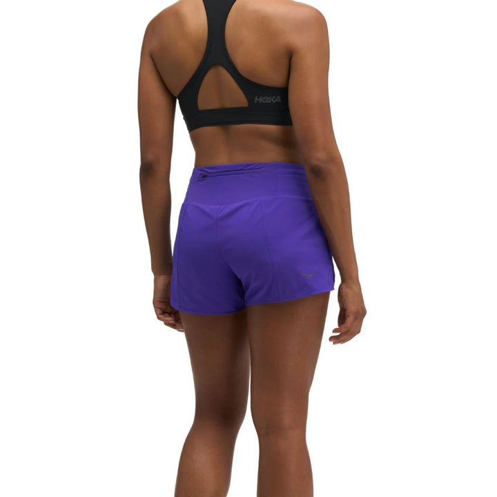 Hoka Womens Glide 3.5" Short w/Brief - Cosmic Purple - AW26