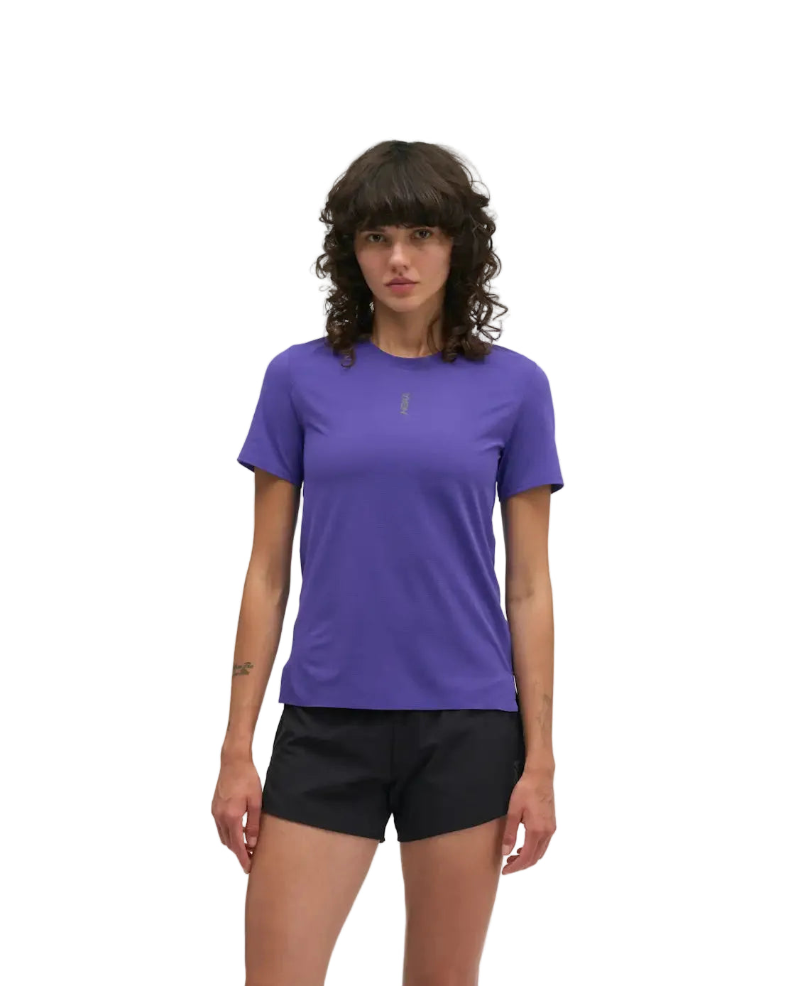 Hoka Womens Everyrun Short Sleeve - Cosmic Purple - AW26