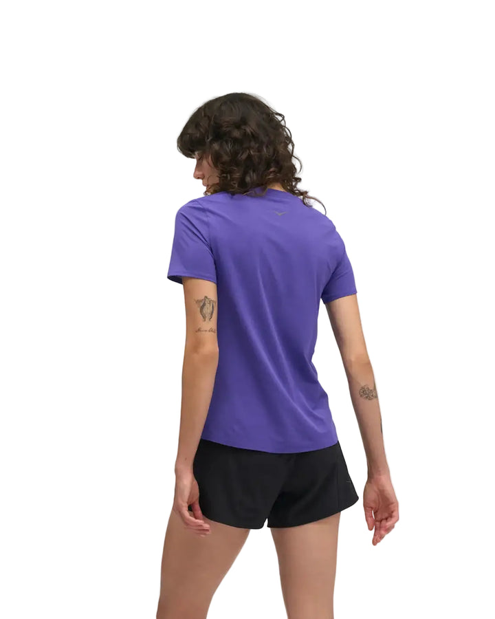 Hoka Womens Everyrun Short Sleeve - Cosmic Purple - AW26